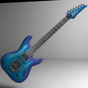 3ds max electric guitar