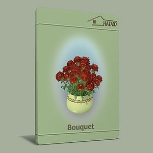 flower bouquet 3d model