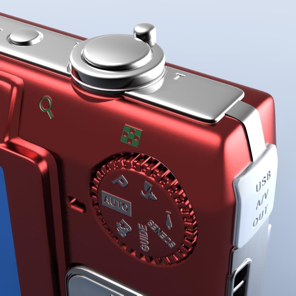 3dsmax olympus fe280 camera