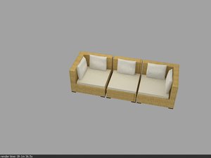 raten sofa set 3d max