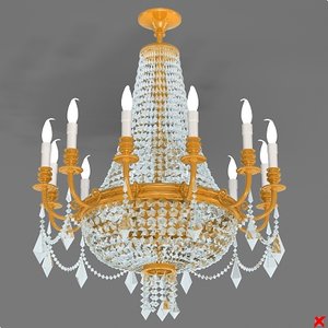 chandelier light dxf