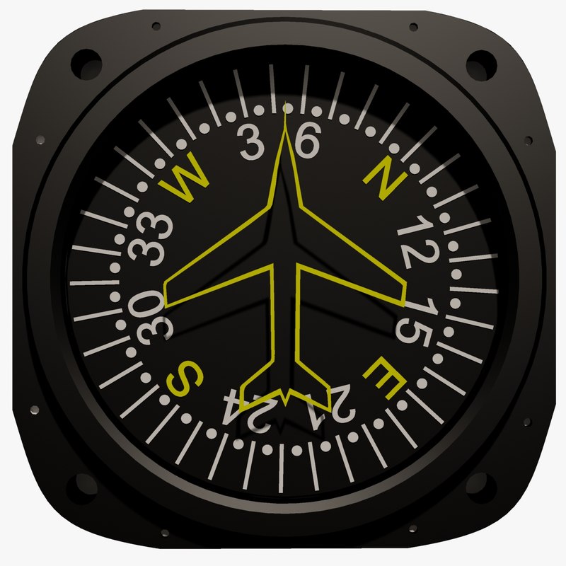 3ds max aircraft compass