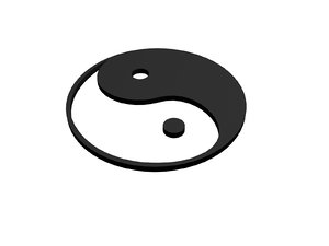 3d yin yang model