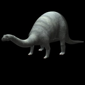 brontosaurus 3d model