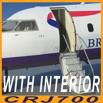 Crj700 British With Interior