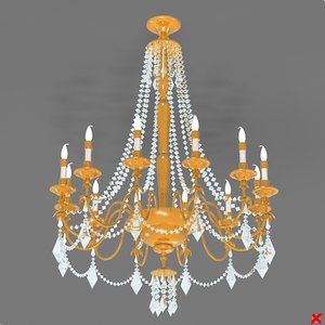 chandelier lamp 3d max
