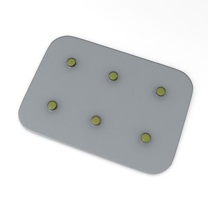 pill plate 3d 3ds