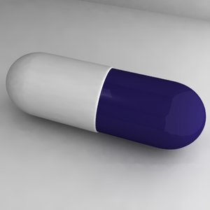 3d pill model