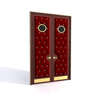 theater home vector 3d tufted door double max