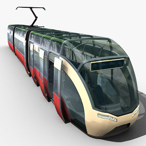 tram concept 3d model