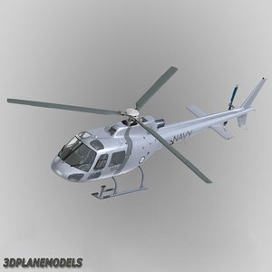 3d eurocopter australia navy 350 model