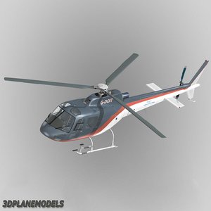 3d eurocopter london helicopter centres model