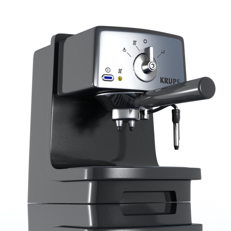 krups xp4020 espressomachine 3d model