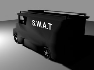 3d swat truck model
