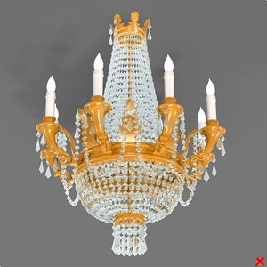 chandelier lamp 3ds