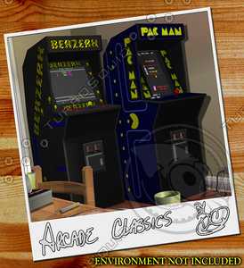 3d model arcade machines
