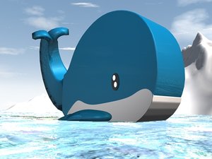 whale 3d model