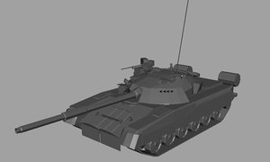 3d soviet tank model