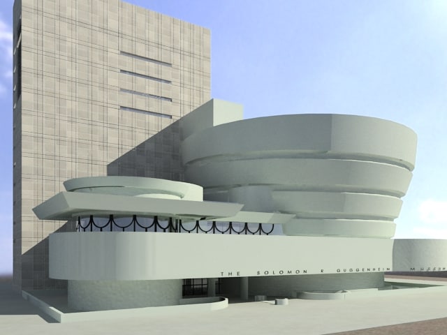 3d guggenheim museum model