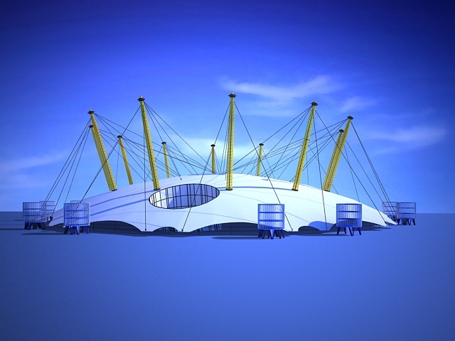 millennium dome 3d model