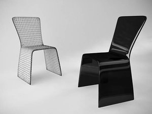 3d modern chair