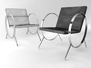 modern chair 3d model