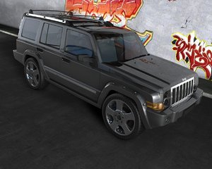 3ds max jeep commander