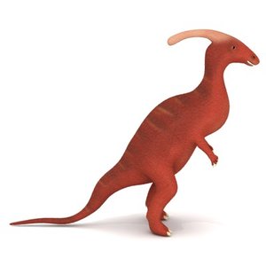 3d model dinosaur parasaurolophus