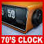 dxf retro tv flip clock