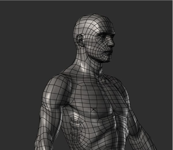 3d model human male formats