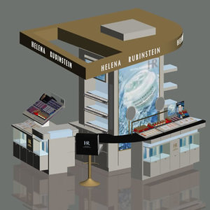 3d model of loreal hr stand