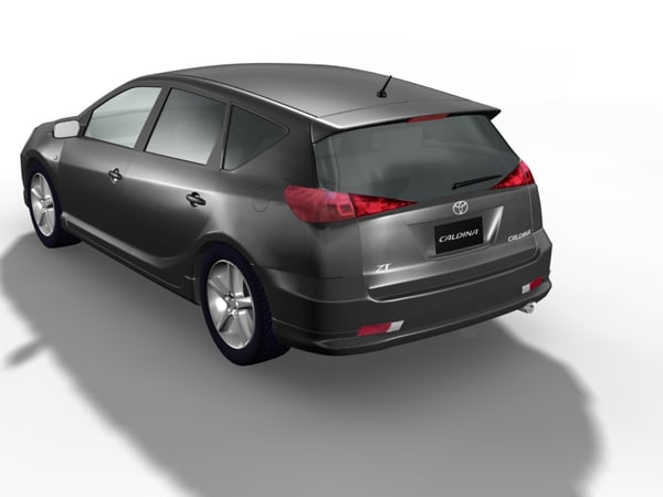 Toyota caldina 3d model