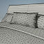 3d henredon sleigh bed model