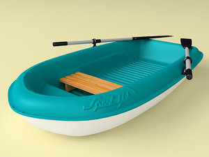 3d boat dinghy hull