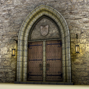 medieval doors example blend