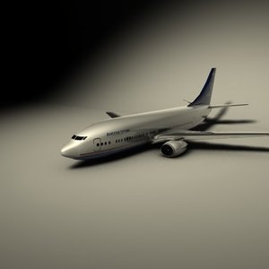 3d model airliner jet