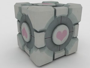3d weighted companion cube model