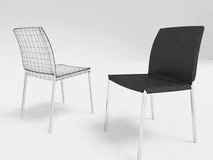 3d modern chair model