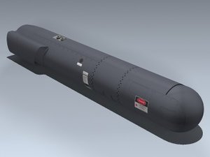 3d model of aaq-14 targeting pod