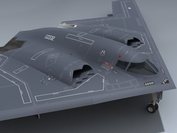 B-2 Spirit 3d Model