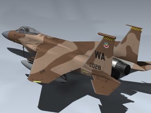 f-15c aggressor 3d model