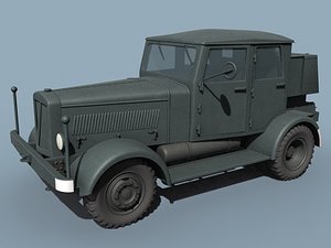 german wwii hanomag ss-100 3ds