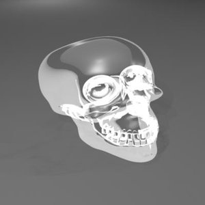 3d model crystal skull