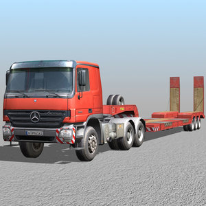 3d model truck 04 - loader