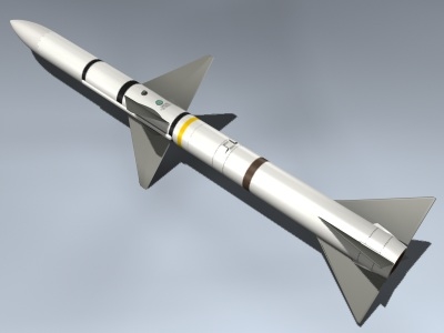 3dsmax aim-7f sparrow