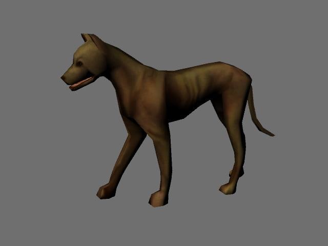 dog 3d 3d child and 3d dogs collection x4 3d models