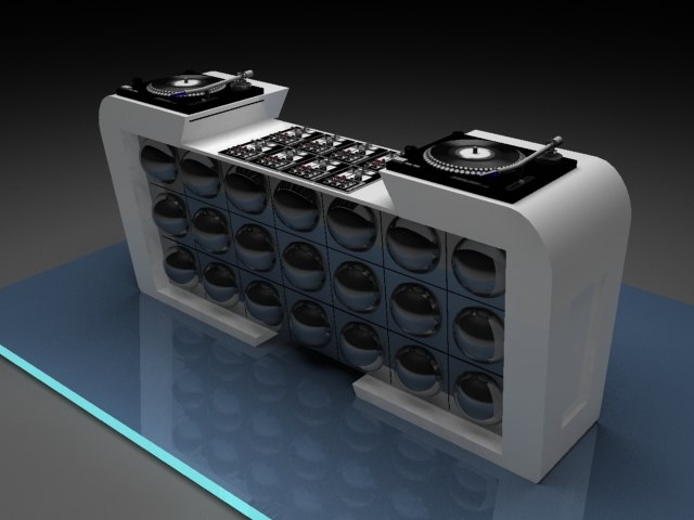 table dj 3d model free