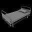 hospital bed 3d model
