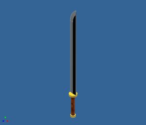3d sword model