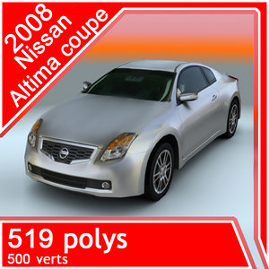 3ds 2008 nissan altima coupe